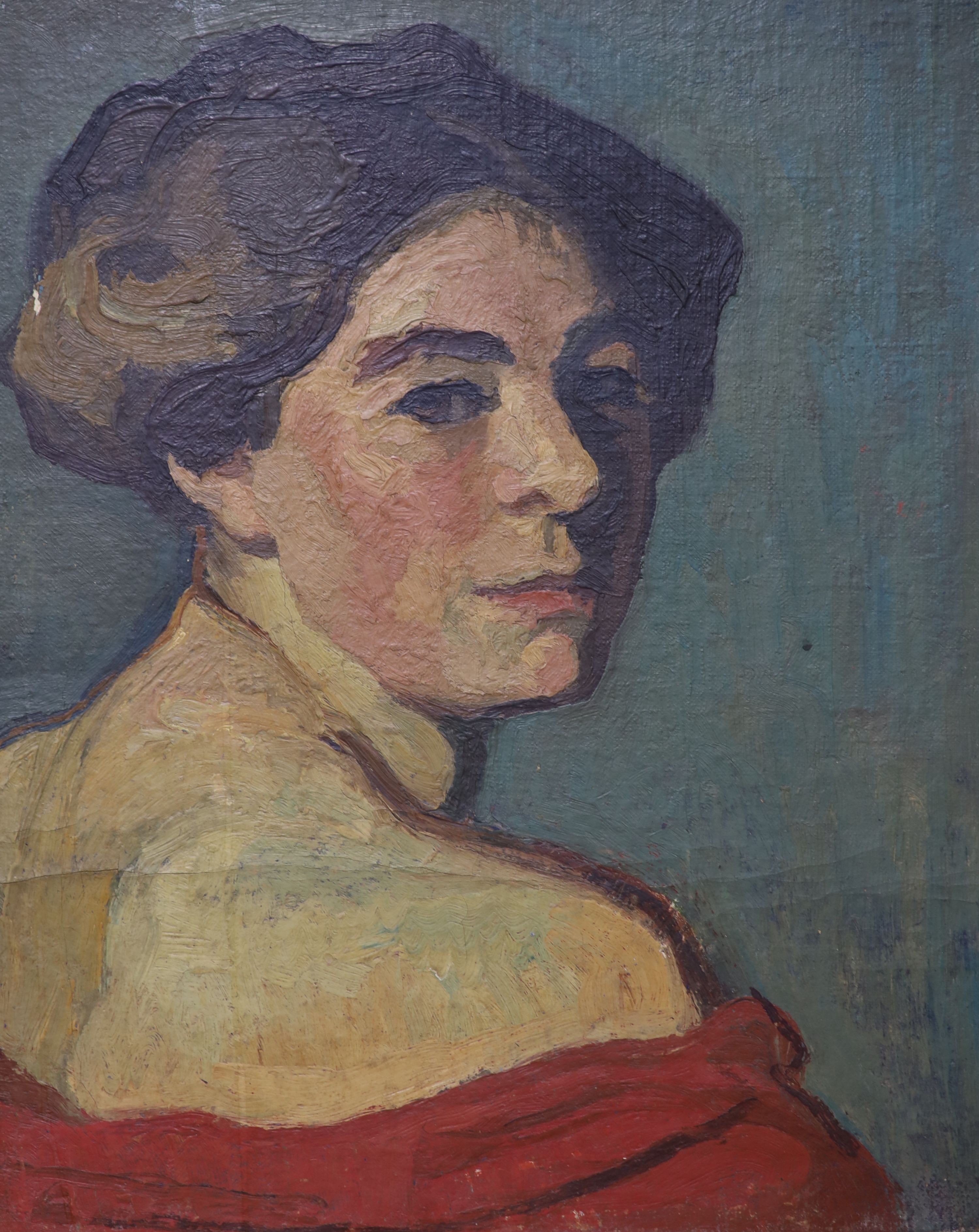 Bernheim-Jeune Gallery, oil on canvas, portrait of a lady